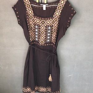 🍀 Lucky Brand M Cotton Boho Dress